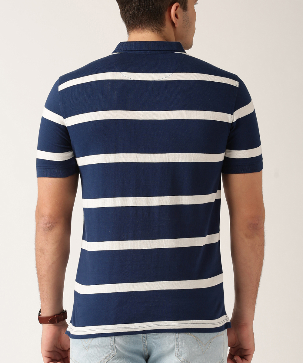 Classical Stripe Polo Shirt For Men