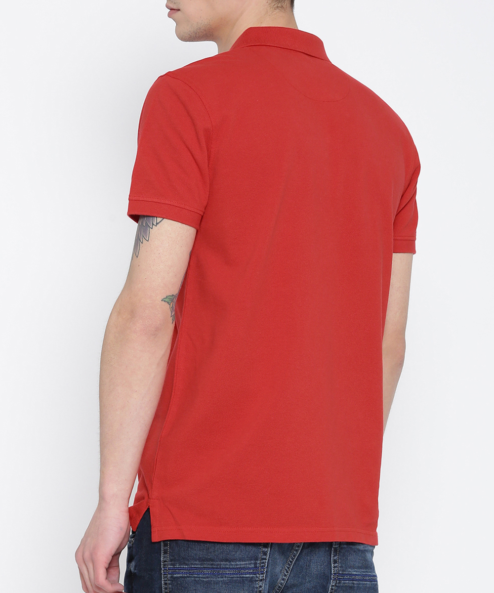 Plain Red Fashion Polo Shirts