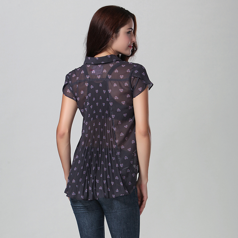 Light & Thin Translucent Chiffon Blouse
