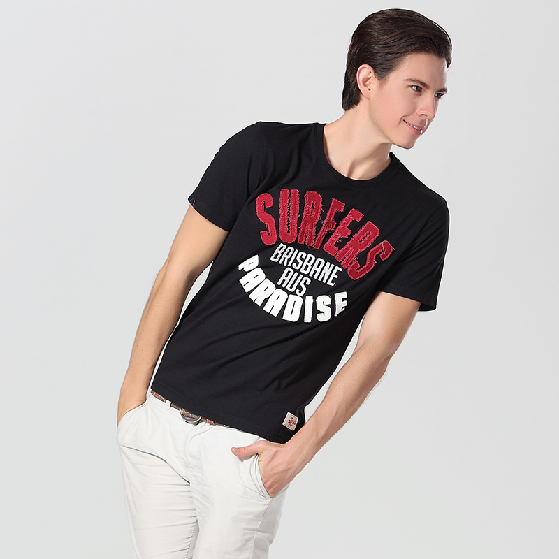 Applique Logo Short Sleeve T Shirt