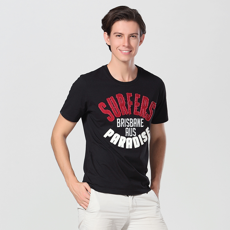 Applique Logo Short Sleeve T Shirt
