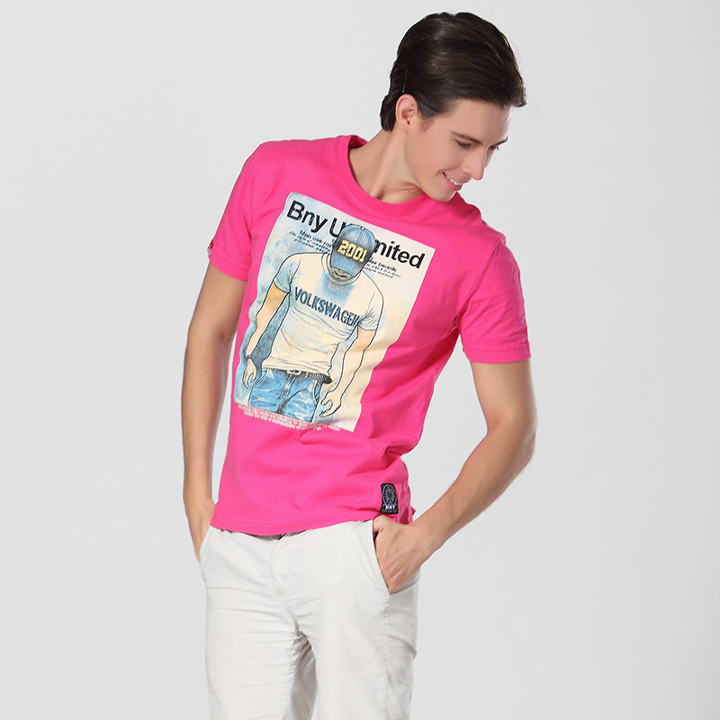 Digital Print Trendy Round Neck T Shirt