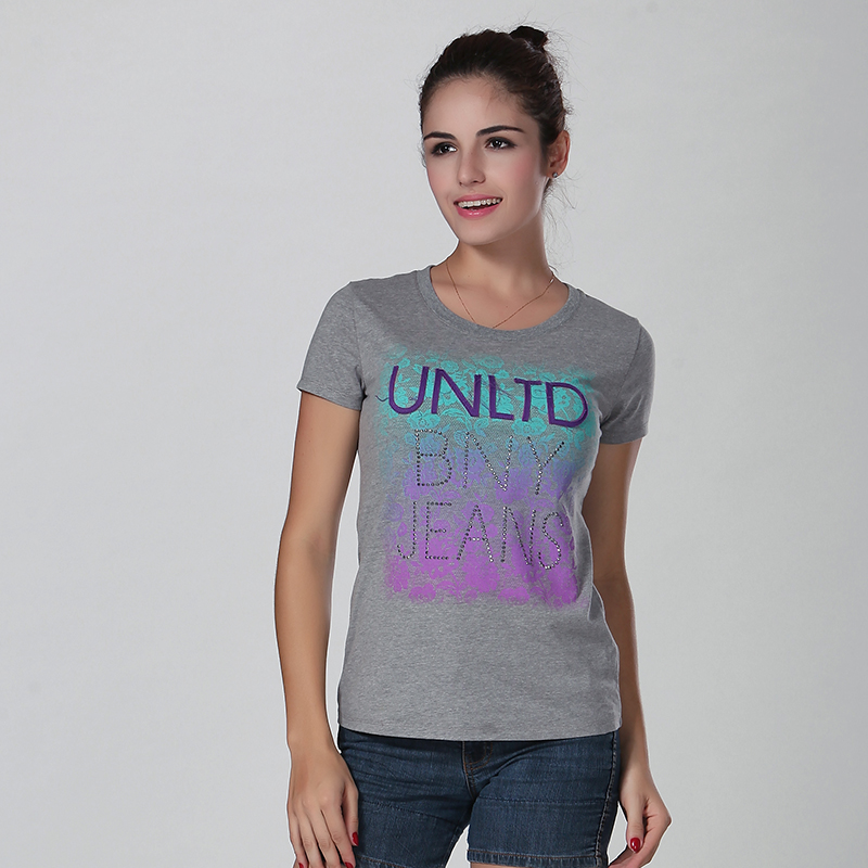 Hot Fix Stone Logo T Shirt