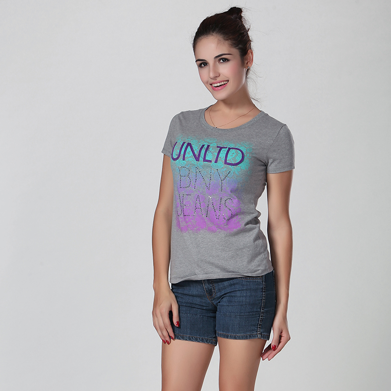 Hot Fix Stone Logo T Shirt