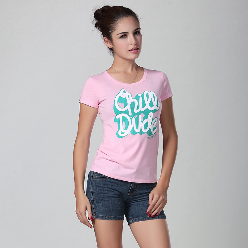 Crew Neck Basical T Shirt For Women