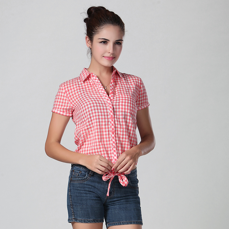 Self-tie Waist Women Shirt