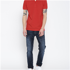 Plain Red Fashion Polo Shirts
