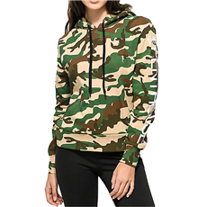Ladies Camo Hoodie