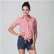 Self-tie Waist Women Shirt
