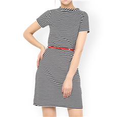 Stripe Pattern Long Dress